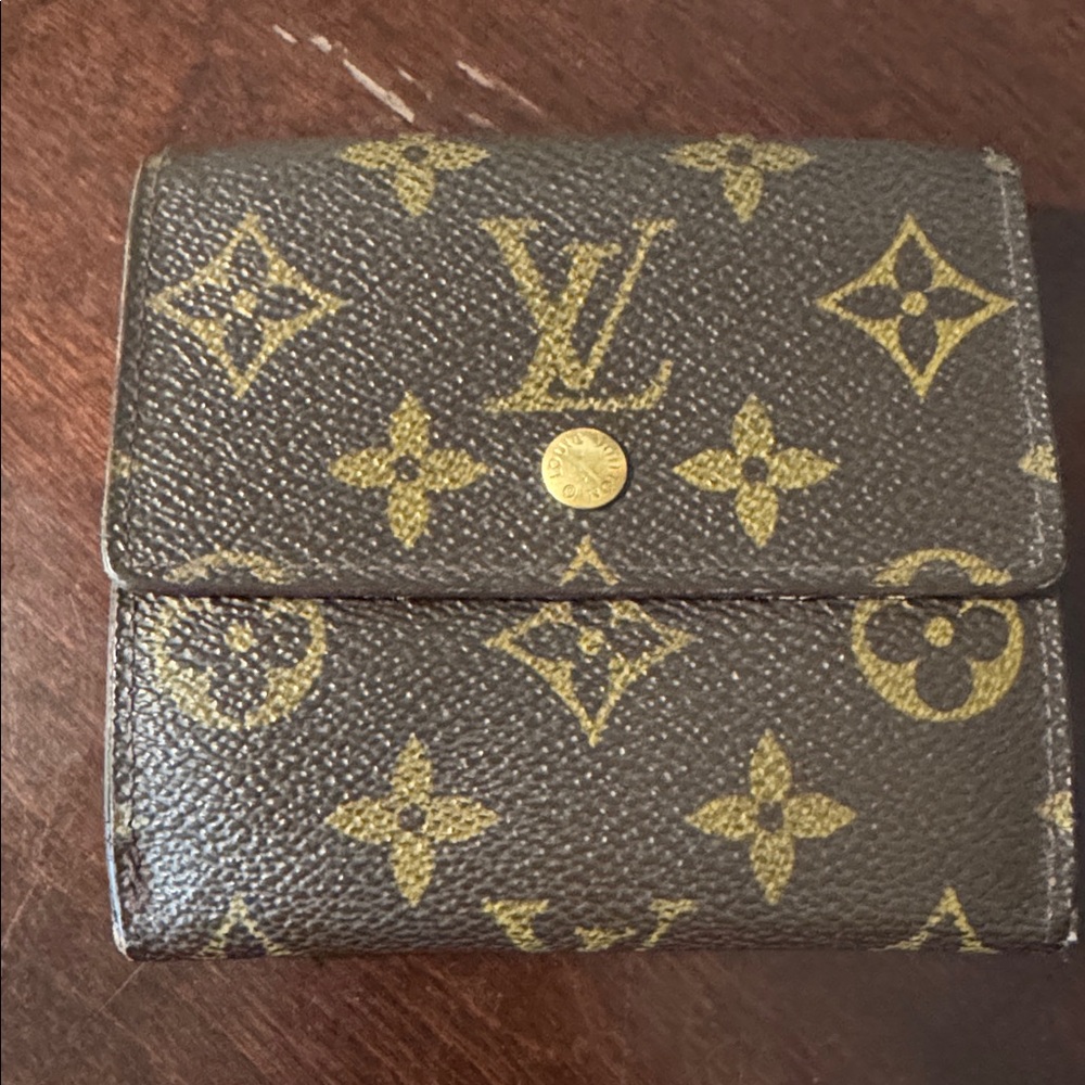 Louis Vuitton Tan Leather Card Wallet